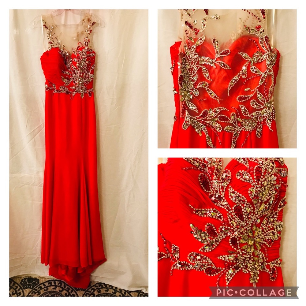 New_Aspeed Design_Beautiful Gown_X Small_ Red